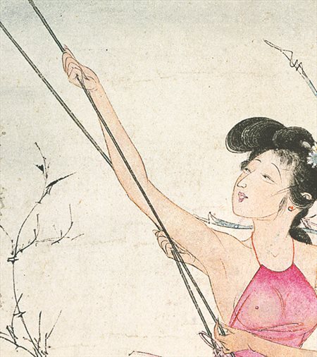 大丰-胡也佛的仕女画和最知名的金瓶梅秘戏图